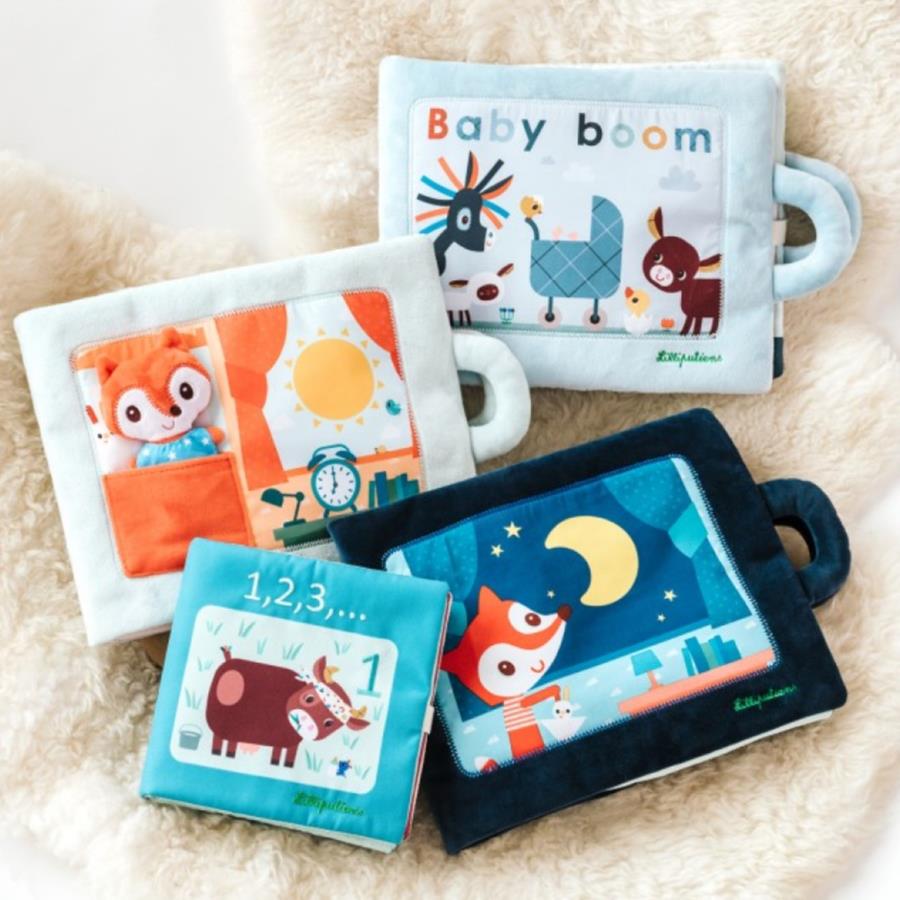 Baby Boom | Libros de tela | Lilliputiens | Kamchatkatoys
