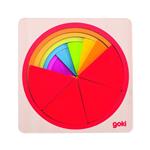 Puzzle circular Montessori | Matemáticas manipulativas 