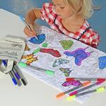 Colorear Manteles | Mariposas | Kamchatka Magic Toys