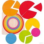 Puzzle circular Montessori | Matemáticas manipulativas 