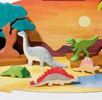 Dinosaurios de madera | Juguetes Waldorf | Holztiger