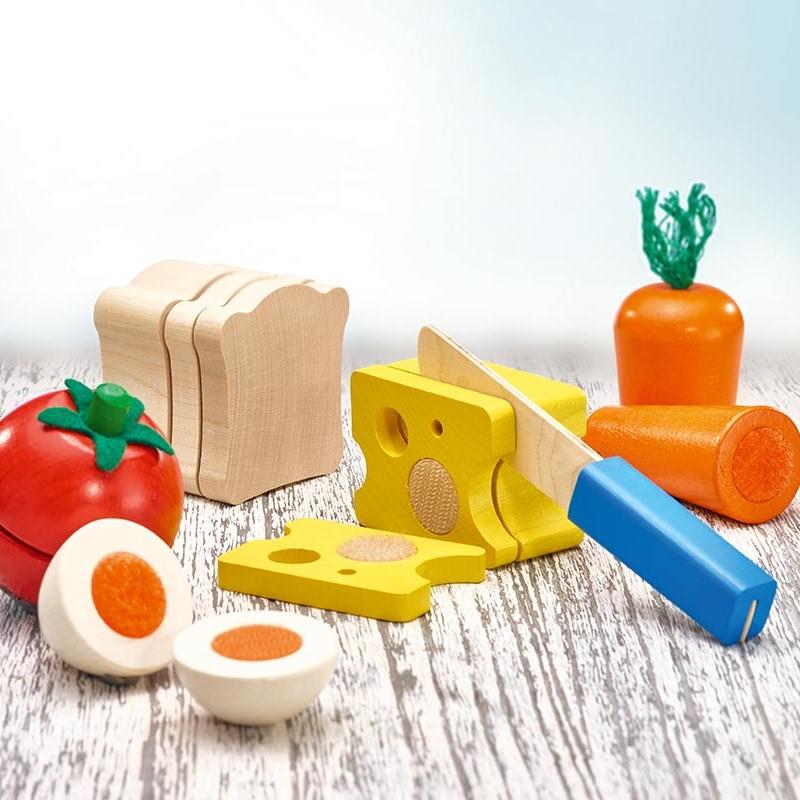 Comiditas de madera para jugar | Selecta Spielzeug | Kamchatka