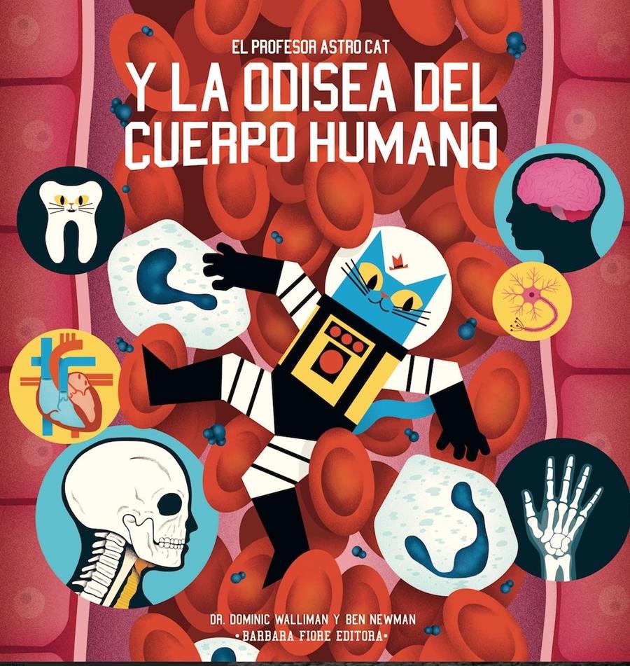 Libros cuerpo humano | Profesor Astro Cat | Bárbara Fiore