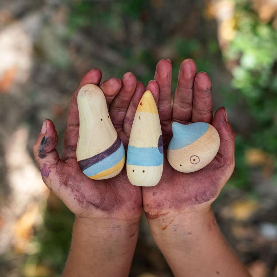WOW! Piezas sueltas de madera | Grapat | Kamchatka Magic Toys