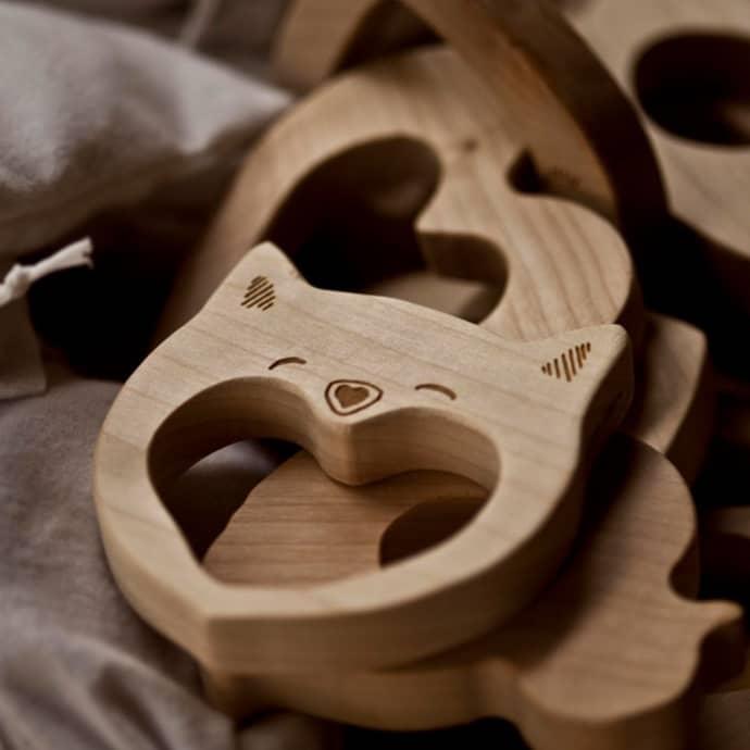 Mordedores de madera | Wooden Story | Kamchatka Magic Toys