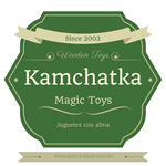 6 Mates de madera Arcoíris | Grapat | Kamchatka Magic Toys