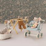 Baby Stroller Mint | Maileg | Kamchatka Magic Toys