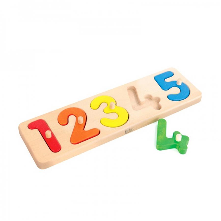 Puzzle de números | Juguete Montessori | Kamchatka Magic Toys