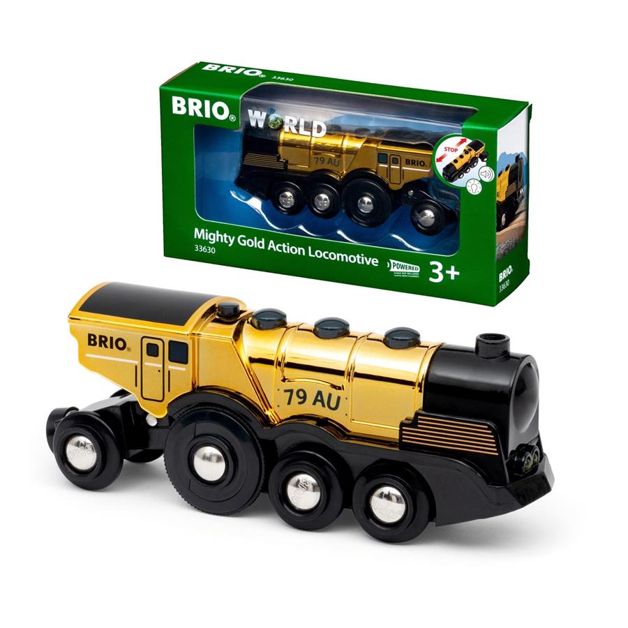 Mighty Gold Locomotora | Brio | Kamchatka Magic Toys