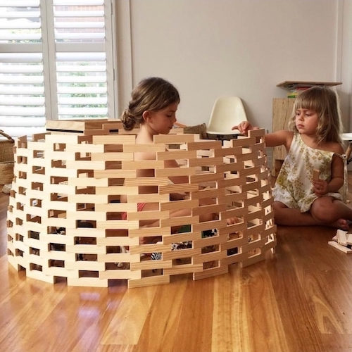 Kapla: juego de construcción de madera