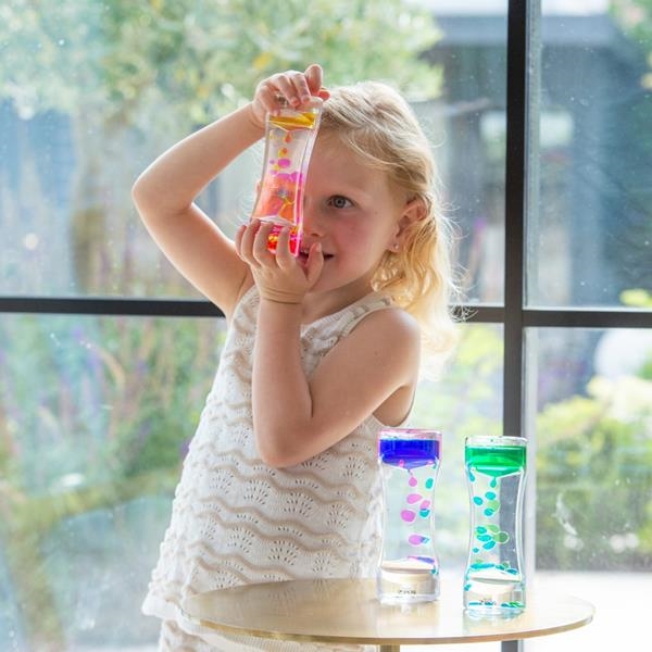 Cascada Dual Sensorial Arcoíris Trío | Juego sensorial Montessori