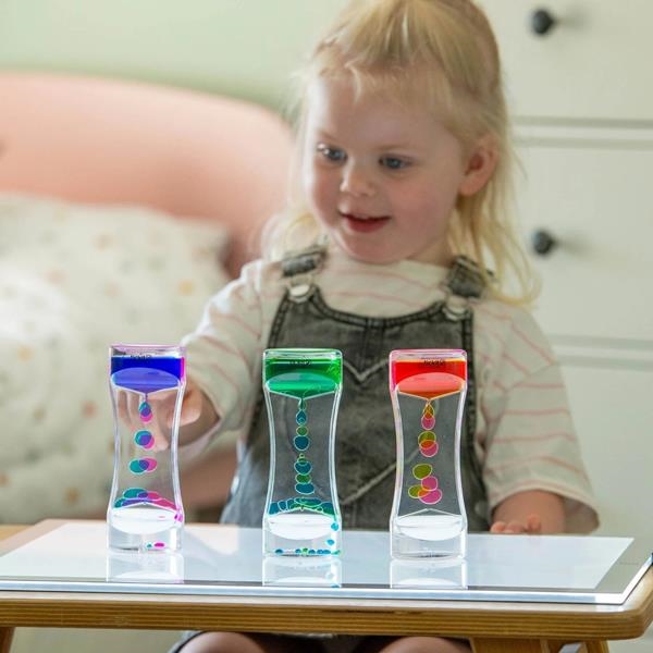 Cascada Dual Sensorial Arcoíris Trío | Juego sensorial Montessori