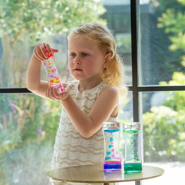 Cascada Dual Sensorial Arcoíris Trío | Juego sensorial Montessori