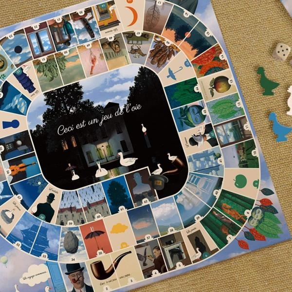 Juego de la Oca Magritte | Mon Petit Art | Kamchatkatoys