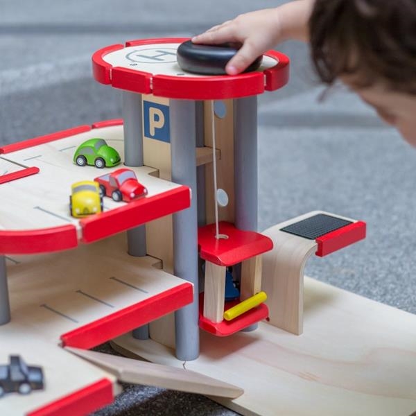 Parking Garage madera | Plantoys | Kamchatkatoys