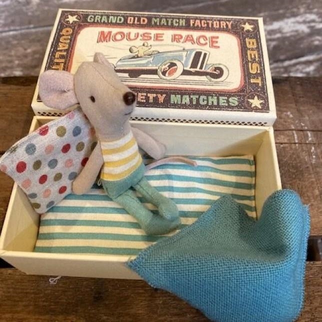 Little Brother Mouse in MatchBox | Maileg | Kamchatkatoys