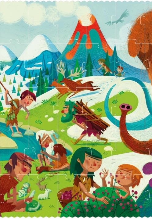 Puzzle Go to the Prehistory | Londji | Kamchatka Magic Toys