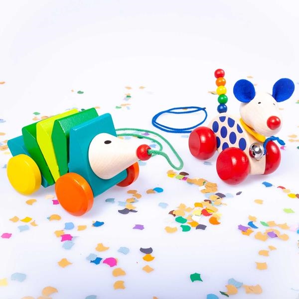 Arrastres de madera | Selecta Spielzeug | Kamchatka Magic Toys
