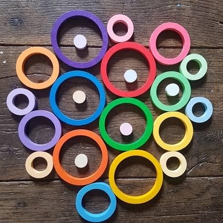 Piezas sueltas de madera | Grapat | Kamchatka Magic Toys
