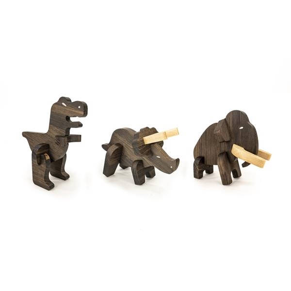 Dinosaurios de madera | Bajo | Kamchatkatoys