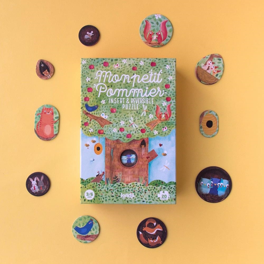 Puzzle reversible Mon Petit Pommier | Londji | KamchatkaToys