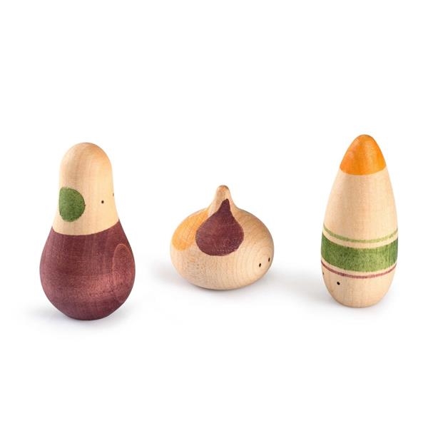Ooh La la! Piezas sueltas de madera | Grapat | Kamchatka Magic Toys