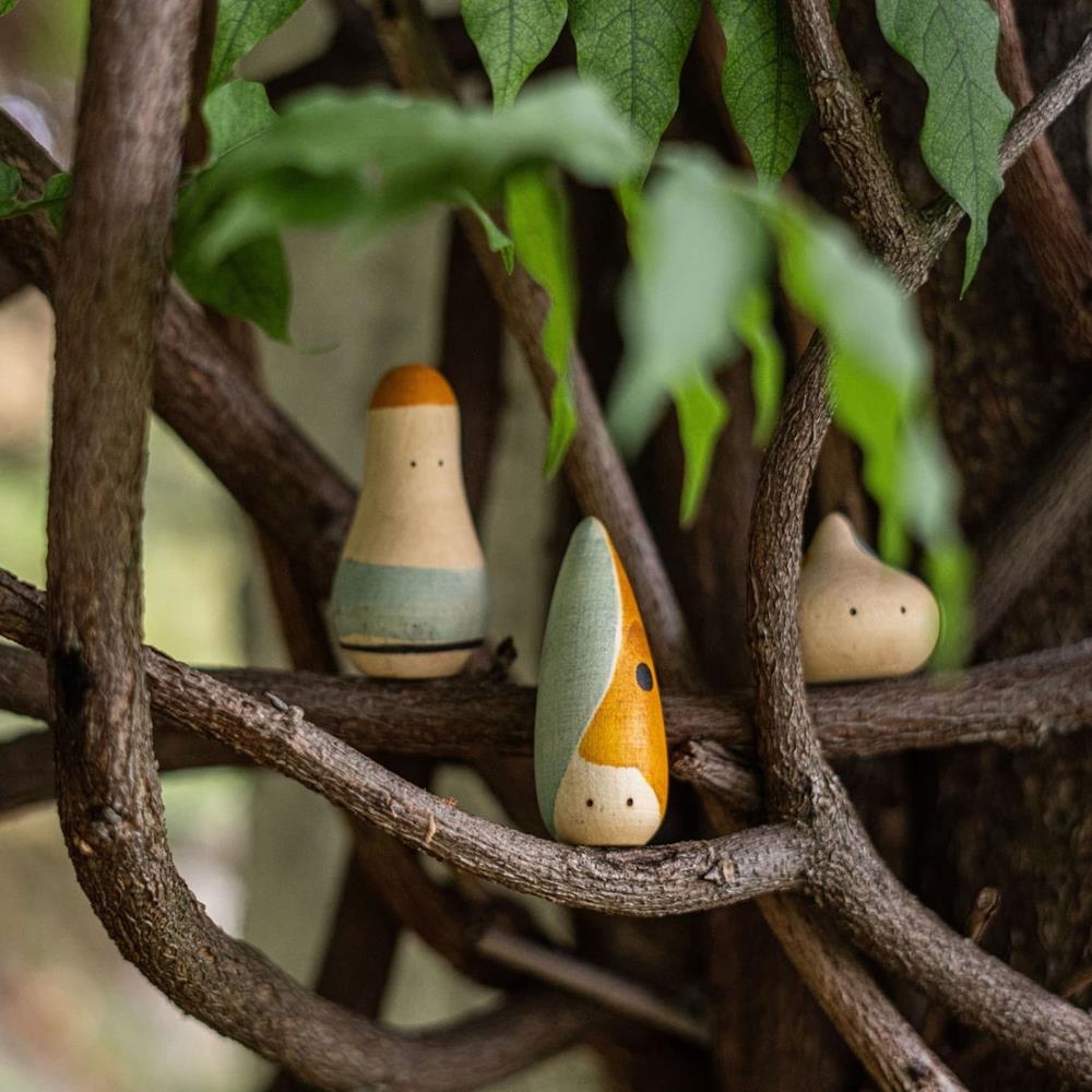 Hooray! Piezas sueltas de madera | Grapat | Kamchatka Magic Toys