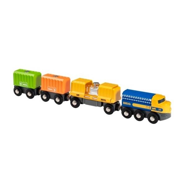 Tren de mercancía con vagones | Brio | Kamchatka Magic Toys