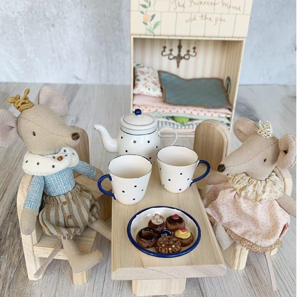 Tea & Biscuits for two | Accesorios Maileg | Kamchatka Magic Toys