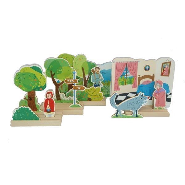 Teatro de madera | Caperucita Roja | Kamchatka Magic Toys