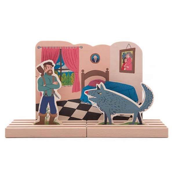 Teatro de madera | Caperucita Roja | Kamchatka Magic Toys