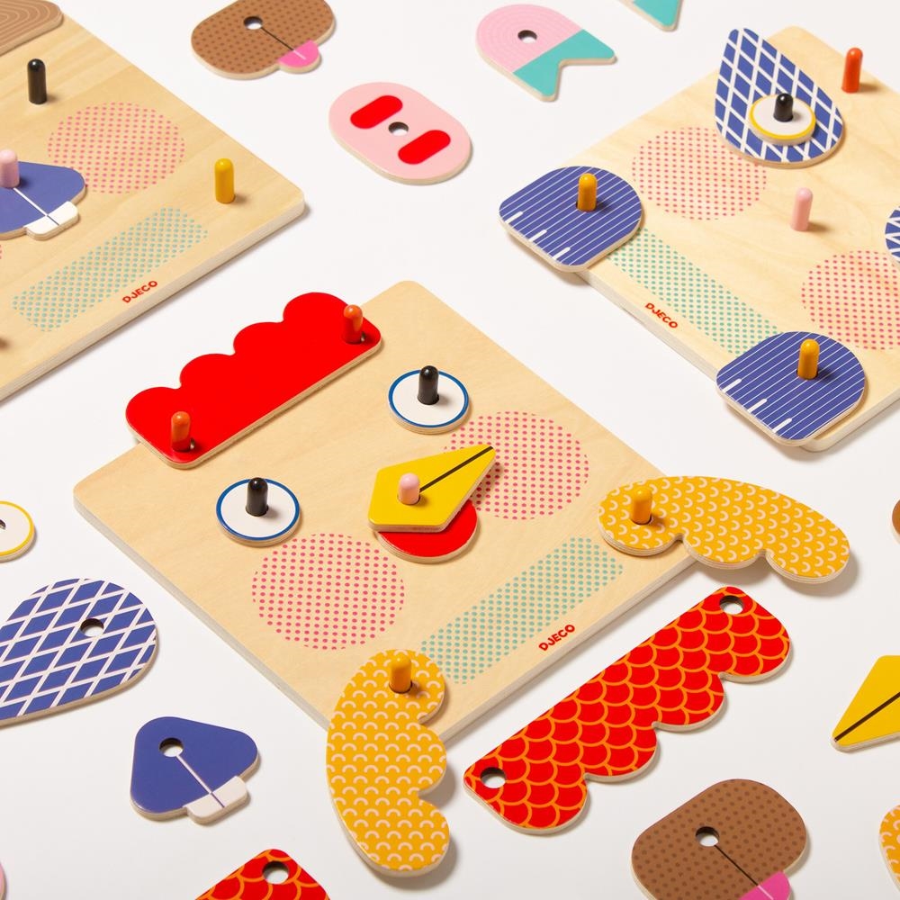 Creafaces | Juego de composición | KAMCHATKA MAGIC TOYS