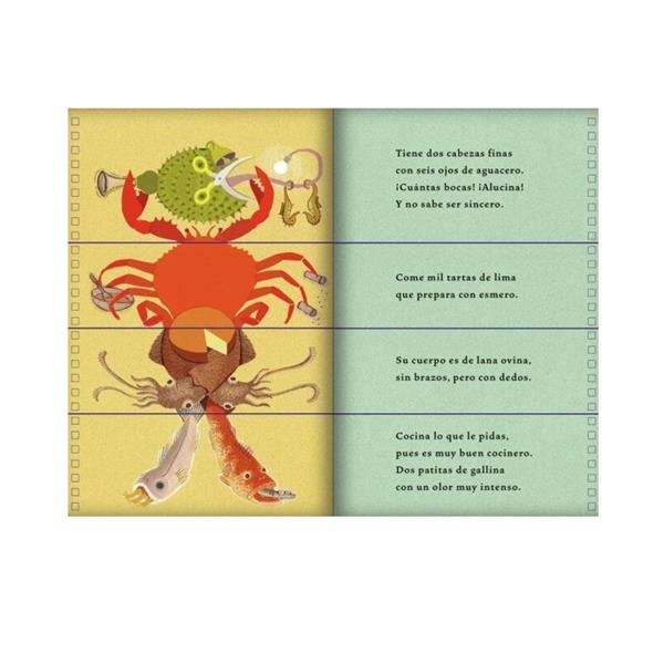 Monstruos de cocina | Libro interactivo de poesía | KamchatkaToys