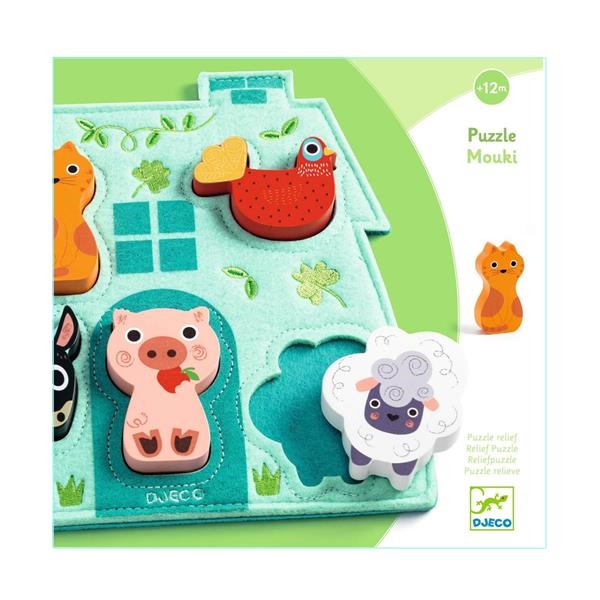 Puzzle Mouki de madera | Kamchatka Magic Toys | Djeco