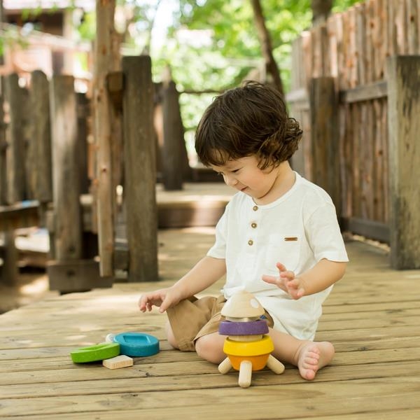 Cohete para apilar | Plantoys | Kamchatka Magic Toys