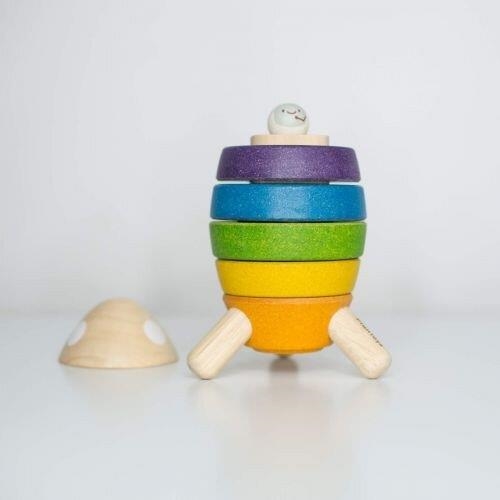 Cohete para apilar | Plantoys | Kamchatka Magic Toys