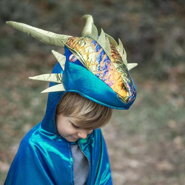Capa Dragón Emerald | Disfraz para niños | Kamchatka Magic Toys