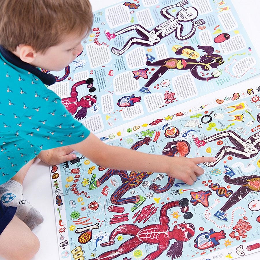 My Body | Puzzle del cuerpo humano | Kamchatka Magic Toys