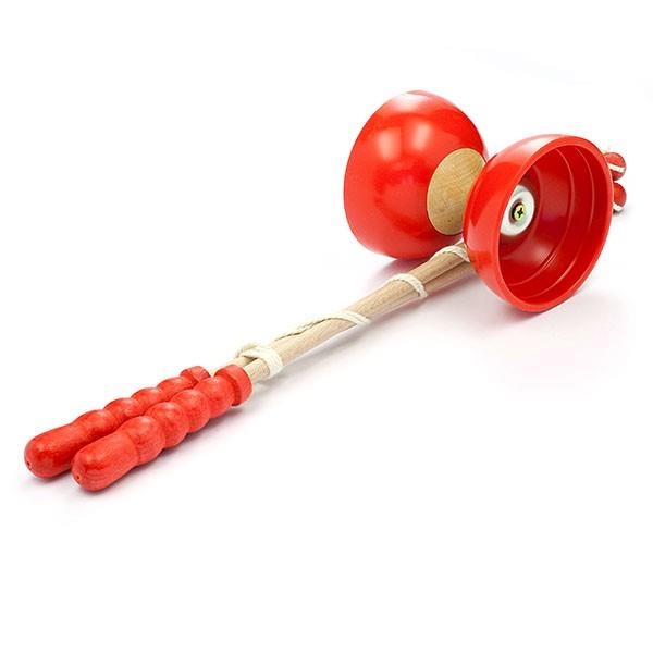 DIÁBOLO EJE DE MADERA | CC-JC21 | Juguetes de madera ecológicos, educativos y originales