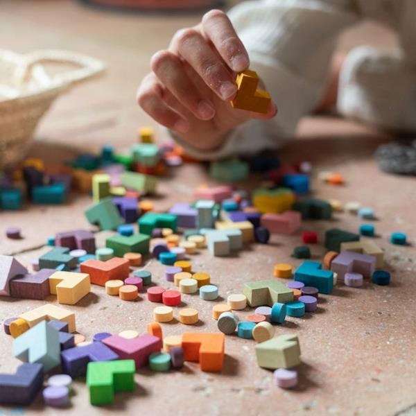Mis Match & Bloom Grapat | Juguetes Montessori de madera
