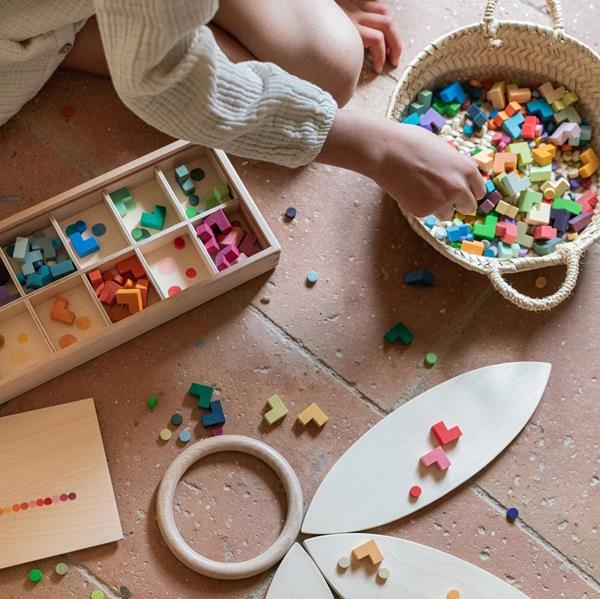 Mis Match & Bloom Grapat | Juguetes Montessori de madera