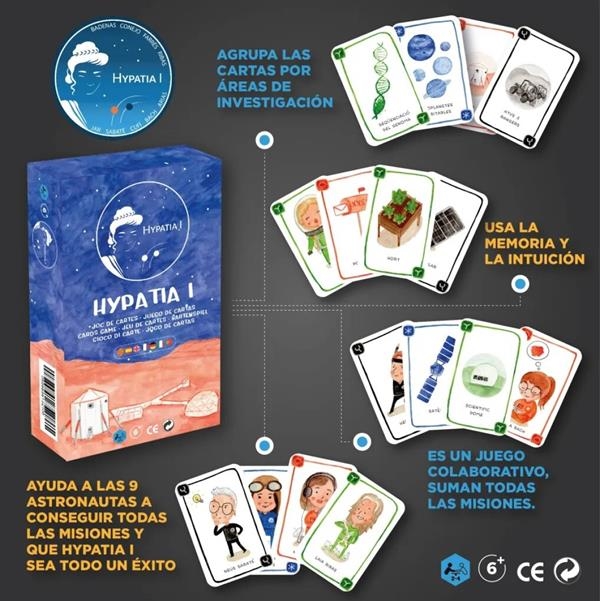 Hypatia I Juego de cartas Cooperativo | KamchatkaToys