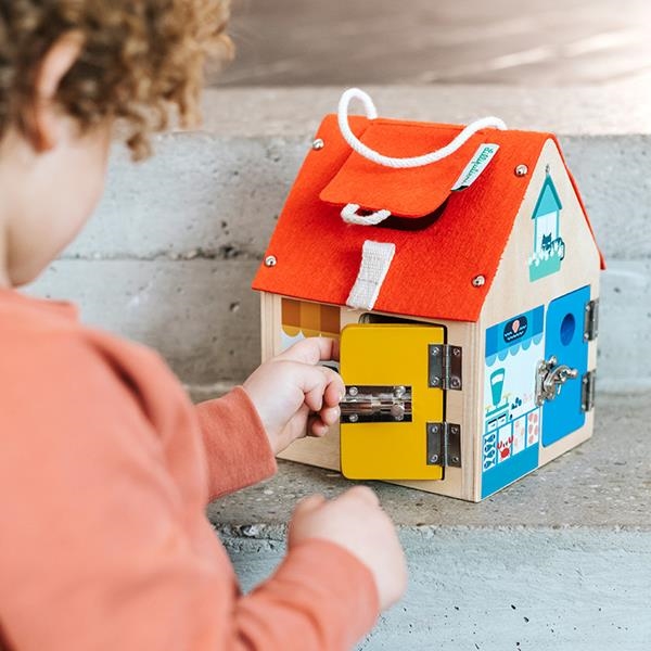Casa Aprendizaje de Cierres | Juguetes Montessori | KamchatkaToys