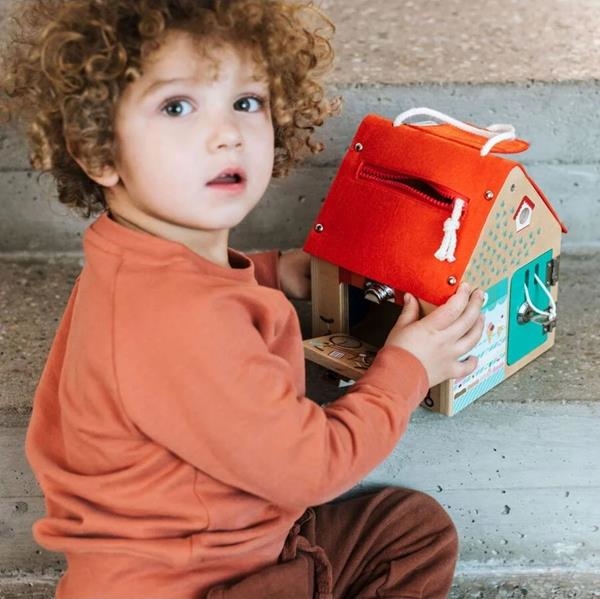 Casa Aprendizaje de Cierres | Juguetes Montessori | KamchatkaToys