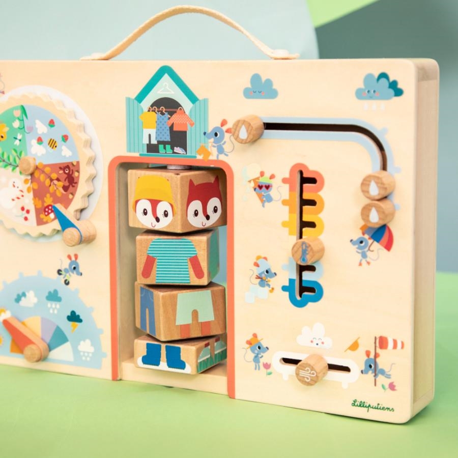 Alice se viste según el clima | Panel Montessori | Lilliputiens