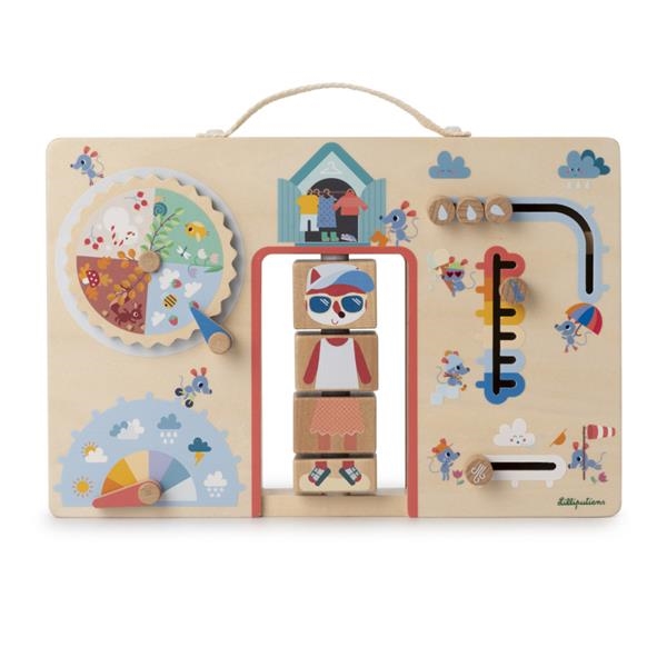 Alice se viste según el clima | Panel Montessori | Lilliputiens