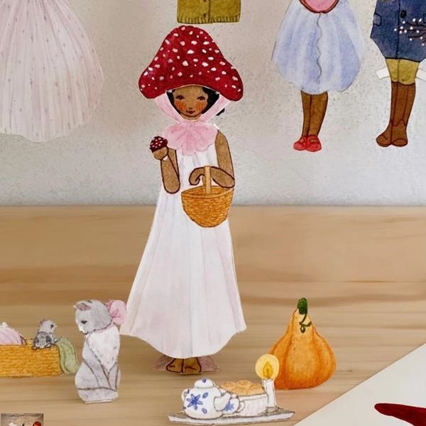 Muñecas recortables Tall Hat Tales | Kamchatka Magic Toys