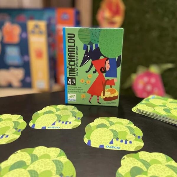 MÉCHANLOU JUEGO DE CARTAS DJECO | DJ05126 | Juguetes de madera ecológicos, educativos y originales