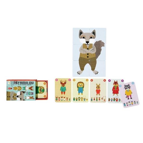 Familou de Djeco (05103) | Juego Cooperativo de 7 Familias