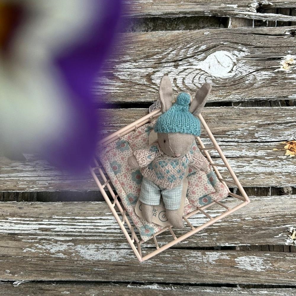 Pack Dulces Sueños Maileg | Conejo Micro y Parque de Juegos Rosa 